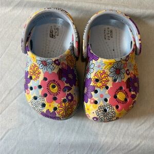 Floral Kids Crocs